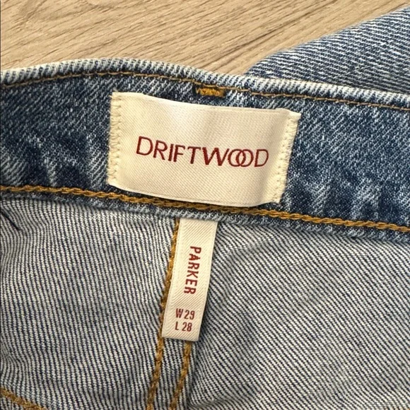 Driftwood Parker Jeans Barrel Floral Cut Out Jeans New with tags W 29 L 28 - Picture 5 of 7